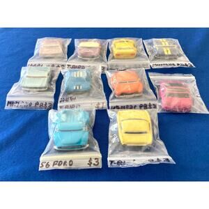 VTG PB Micro Mini Diecast Cars Wide Fat Lot of 10